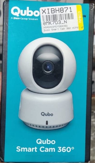 ओपन बॉक्स, अप्रयुक्त क्यूबो स्मार्ट कैम 360° 1080p फुल एचडी वाई-फाई कैमरा (3 का पैक)