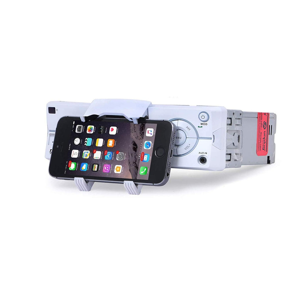 Open Box Unused Suzec Moco F01 Single Din Mp3 Car Stereo with in-Built Smartphone Holder