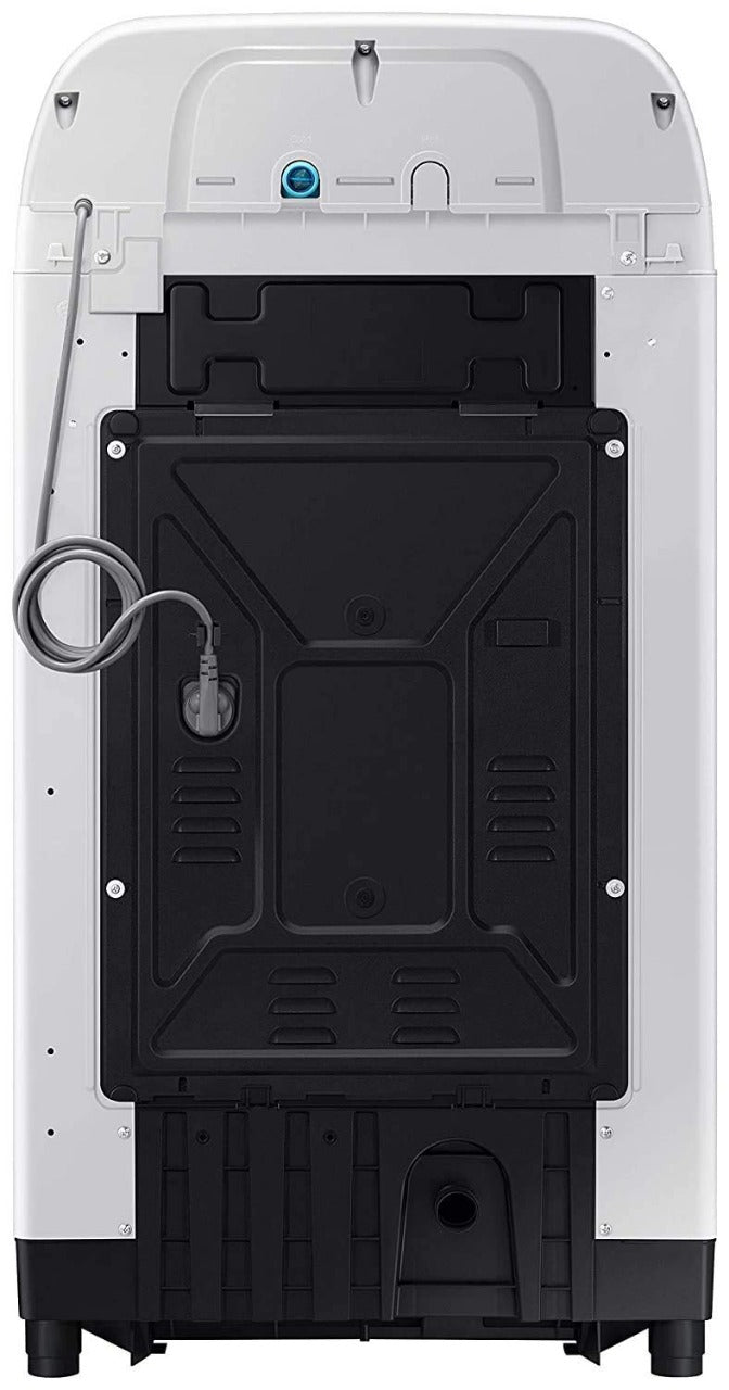 Open Box, Unused Samsung 6.5 Kg 5 Star Inverter Fully-Automatic Top Loading Washing Machine (WA65T4262GG/TL, Light Grey, Wobble technology)