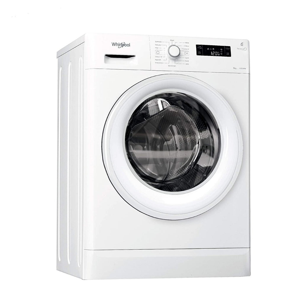 Open Box, Unused Whirlpool 6.0 kg Fully-Automatic Front Loading Washing Machine (FRESH CARE 6112, White)