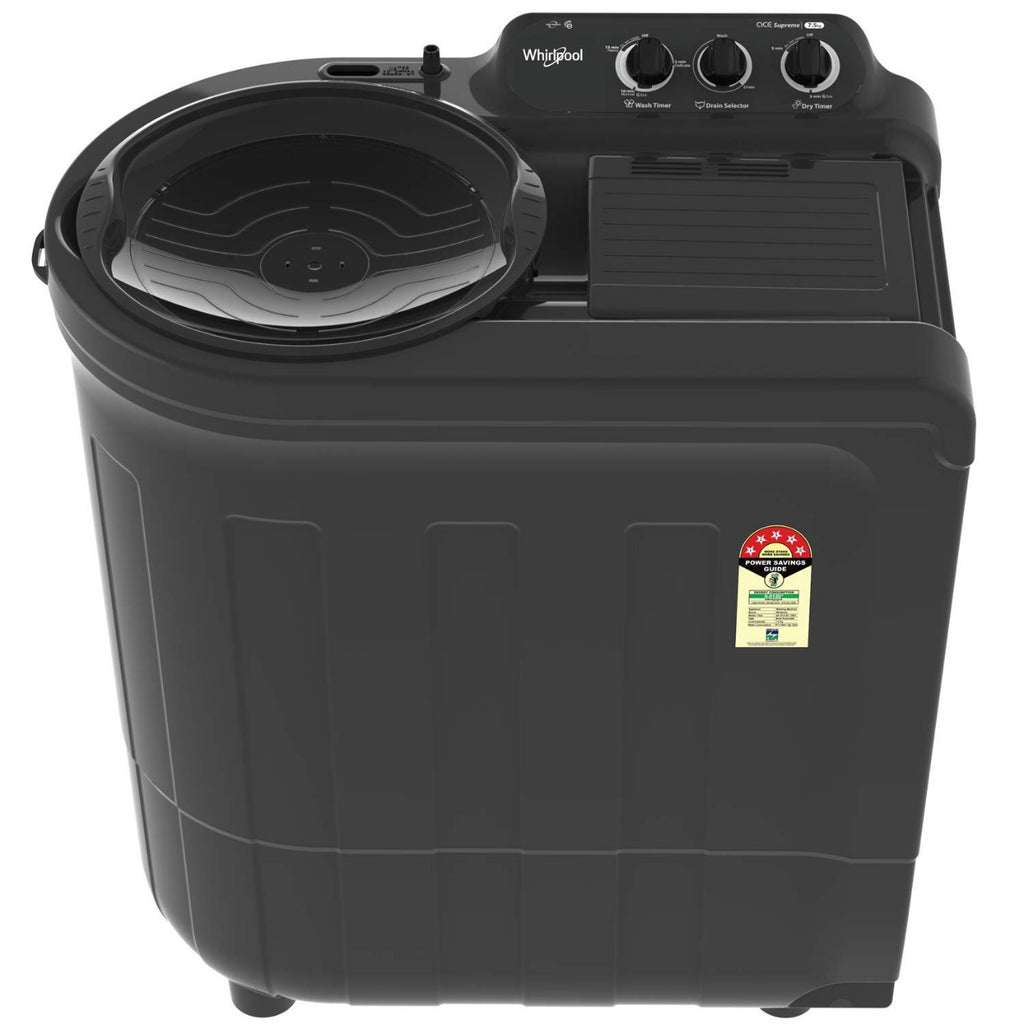 Open Box, Unused Whirlpool 7.5 Kg 5 Star Semi-Automatic Top Loading Washing Machine (ACE 7.5 SUPREME, Grey Dazzle)