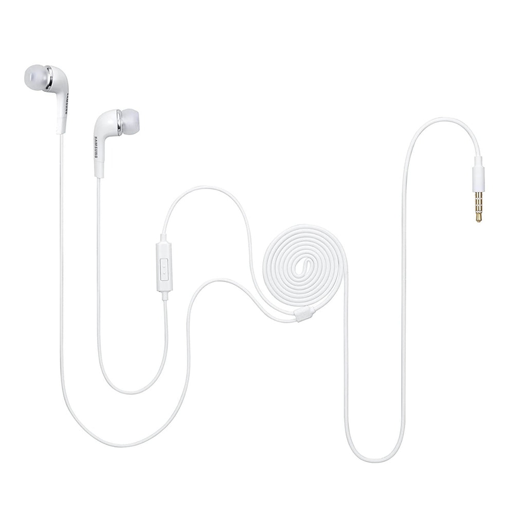 Open Box Unused Samsung Ehs64 Ehs64Avfwecinu Hands-Free Wired In Ear Earphones With Mic With Remote Note (White)