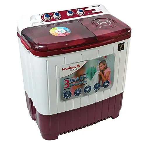 Open Box, Unused Khaitan Orfin 1400 RPM Semiautomatic Washing Machine 8.5 Kg & 220V / 50 Hz (KOSWM 8501)