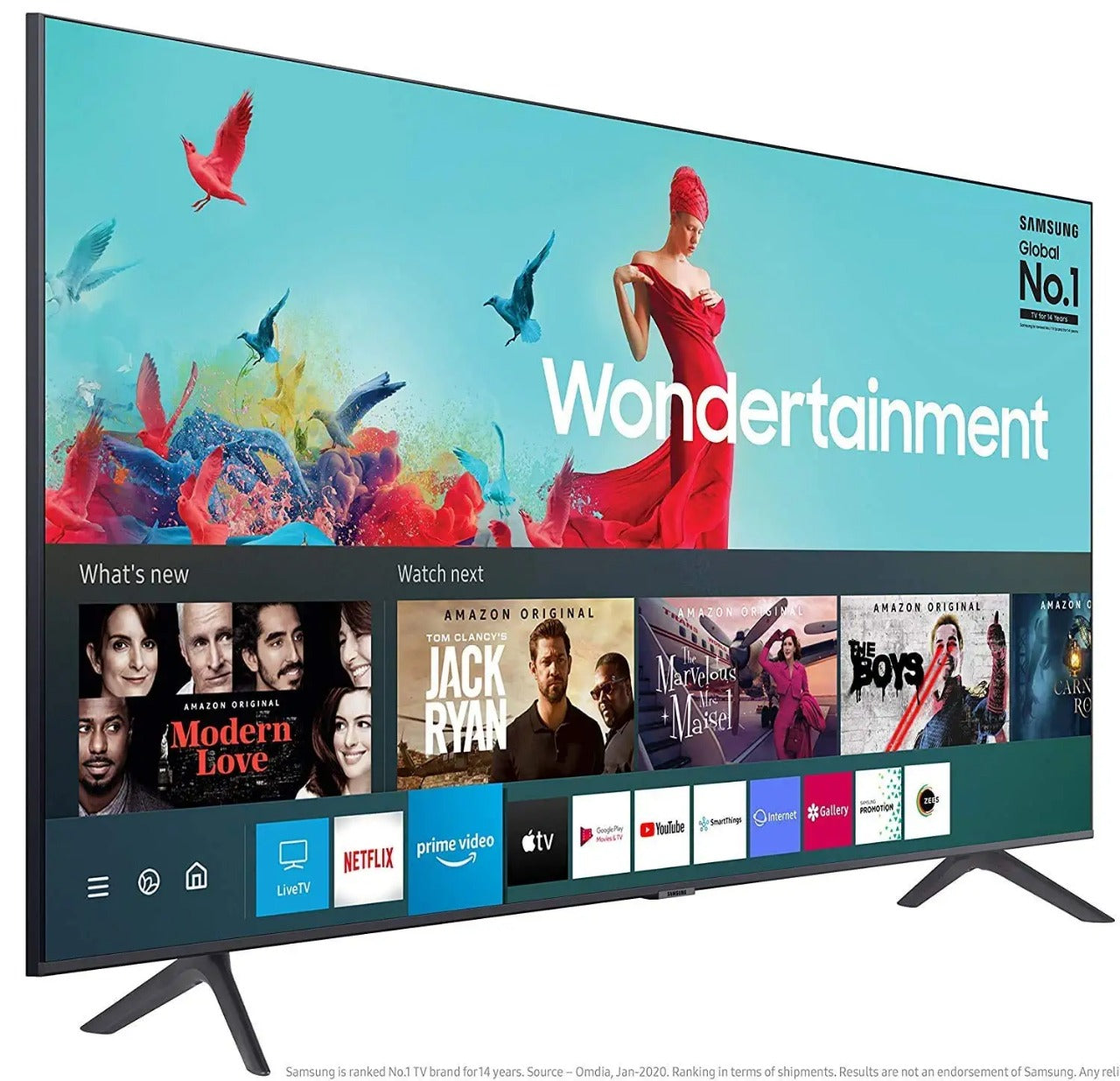 Open Box, Unused Samsung 163 cm (65 inches) Wondertainment Series 4K Ultra HD LED Smart TV UA65TUE60AKBXL (Titan Gray)