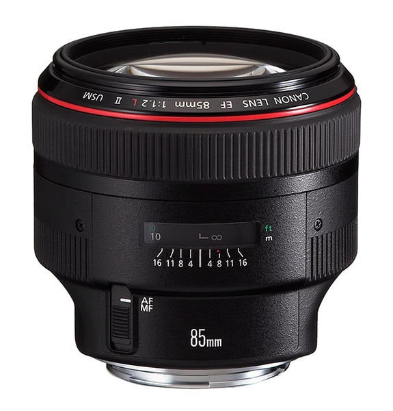 Canon DSLR कैमरों के लिए प्रयुक्त Canon EF 85mm f1.2L II USM लेंस - फिक्स्ड