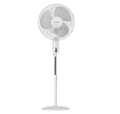 Havells Swing 400mm Pedestal Fan (White)