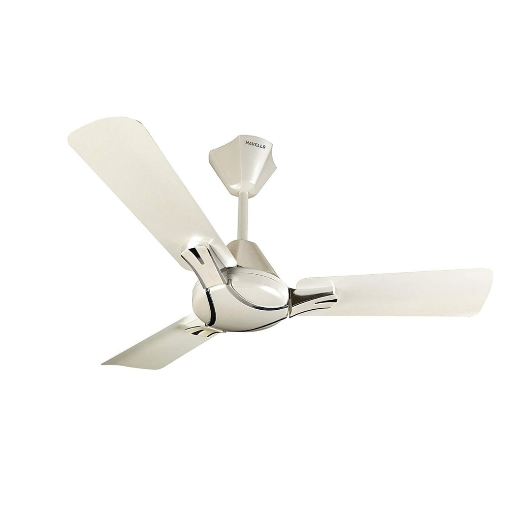 Havells Nicola 900mm High Performance at Low Voltage (HPLV) Ceiling Fan (Pearl White Silver)