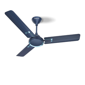 Havells Glaze 74W Sapphire Blue Chrome Decorative Ceiling Fan