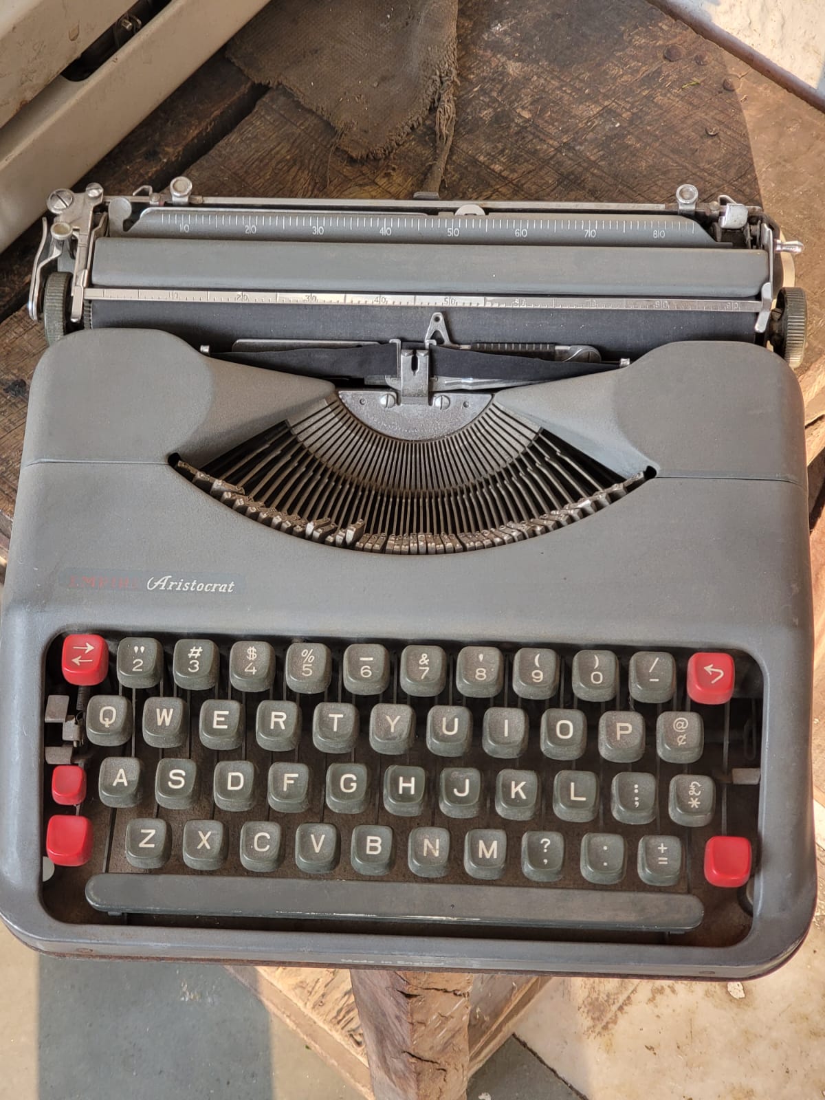 Vintage Aristocrat Typewriter