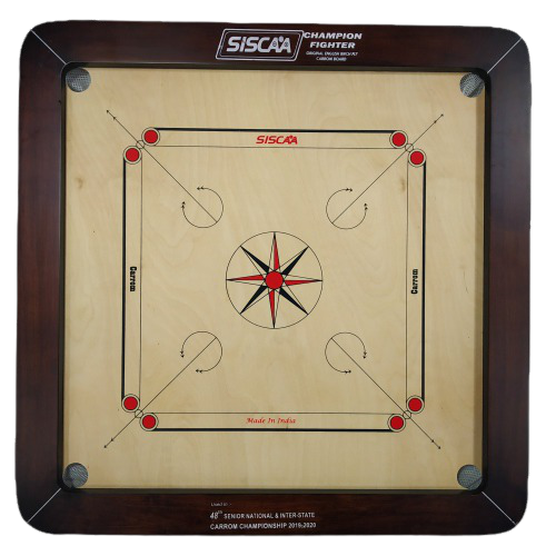 Detec™ Siscaa Champion Fighter Carrom Board