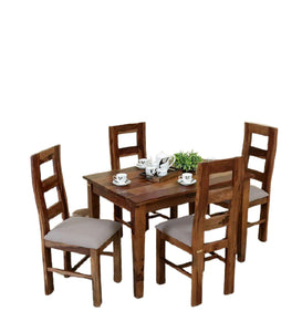 Detec™ Solid Wood 4 Seater Dining Set
