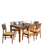 Load image into Gallery viewer, Detec™ 6 Seater Dining Set in Walnut Finish
