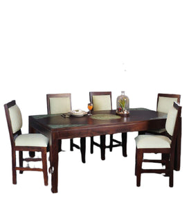 Detec™ 6 Seater Dining Set in Walnut Finish