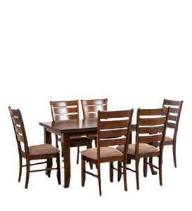 Detec™ 6 Seater Dining Set in Brown Colour