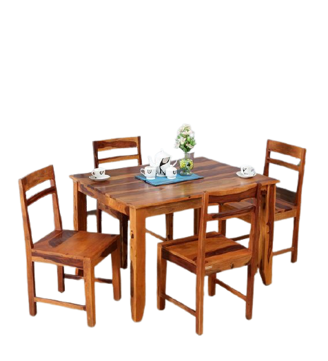 Detec™ Solid Wood 4 Seater Dining Set