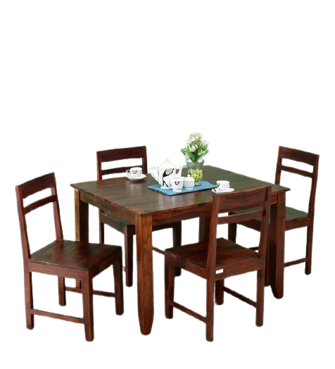 Detec™ Solid Wood 4 Seater Dining Set