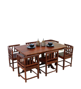 Detec™ Sheesham Wood 6 Seater Dining Set