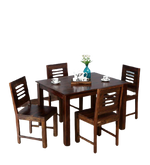 Load image into Gallery viewer, Detec™ Solid Wood 4 Seater Dining Set
