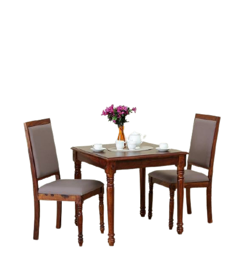 Detec™ Solid Wood 2 Seater Dining Set in Honey Oak Finish