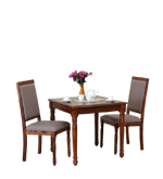 Load image into Gallery viewer, Detec™ Solid Wood 2 Seater Dining Set in Honey Oak Finish
