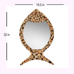 Load image into Gallery viewer, Detec™ Solid Wood Wall Mirror 32inches
