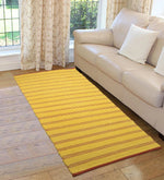 Load image into Gallery viewer, Saral Home Detec™ Stripe Design Cotton Rug - (70x170 Cms)
