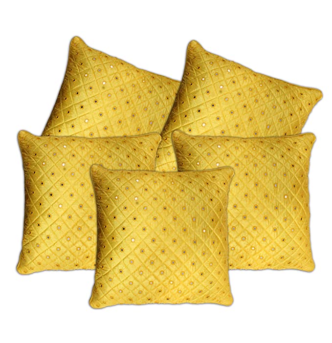 Desi Kapda Embroidered Cushions Cover