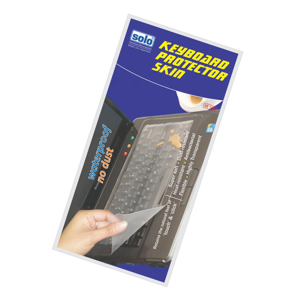Detec™ सोलो कीबोर्ड प्रोटेक्टर स्किन KS101 10 का पैक