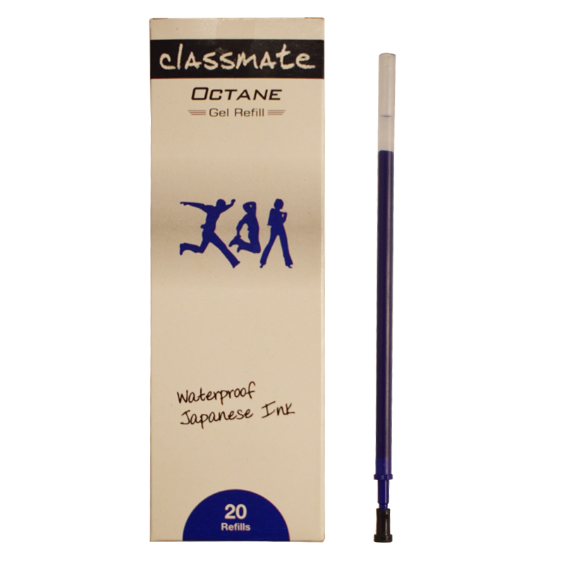 Classmate Octane Gel Pen Refills- Blue (Pack of 2)