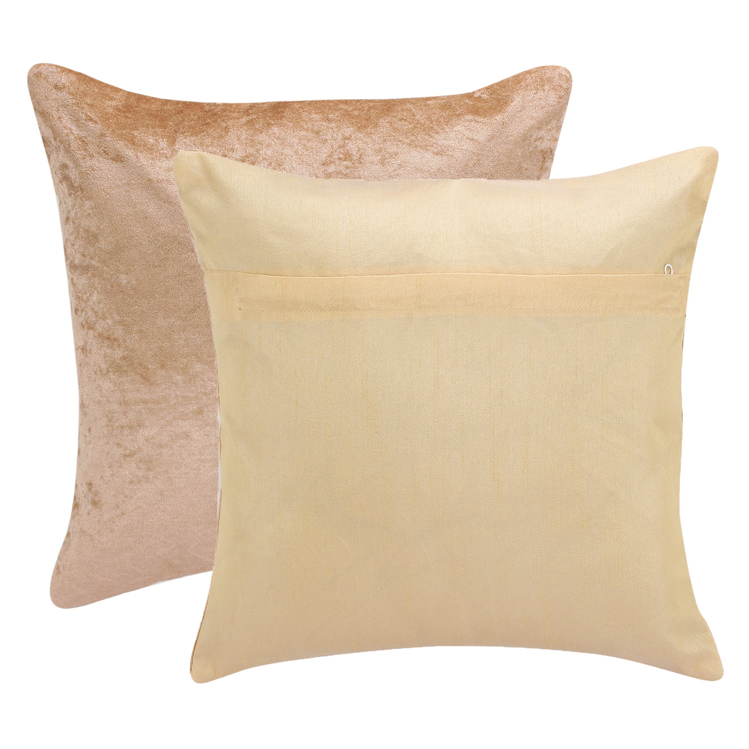 Desi Kapda Dark Cream Plain Cushions Cover