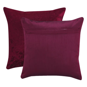 Desi Kapda Red Plain Cushions Cover