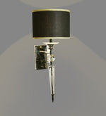 गैलरी व्यूवर में इमेज लोड करें, Detec Aberdeenshire Glass &amp; shiny Brass Wall Light
