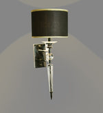 Load image into Gallery viewer, Detec Aberdeenshire Glass &amp; shiny Brass Wall Light
