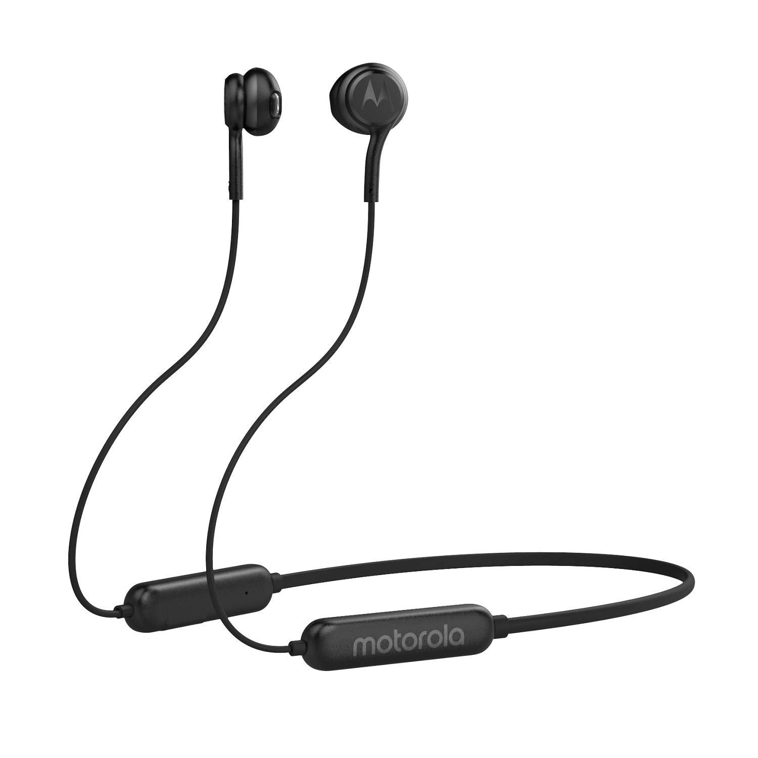 Open Box, Unused Motorola Lifestyle Ververap 105 Wireless Bluetooth in Ear Neckband Headphone with Mic (Black)