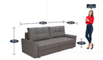 Load image into Gallery viewer, Detec™ Thaddeus Sofa Cum Bed - Sandy Brown
