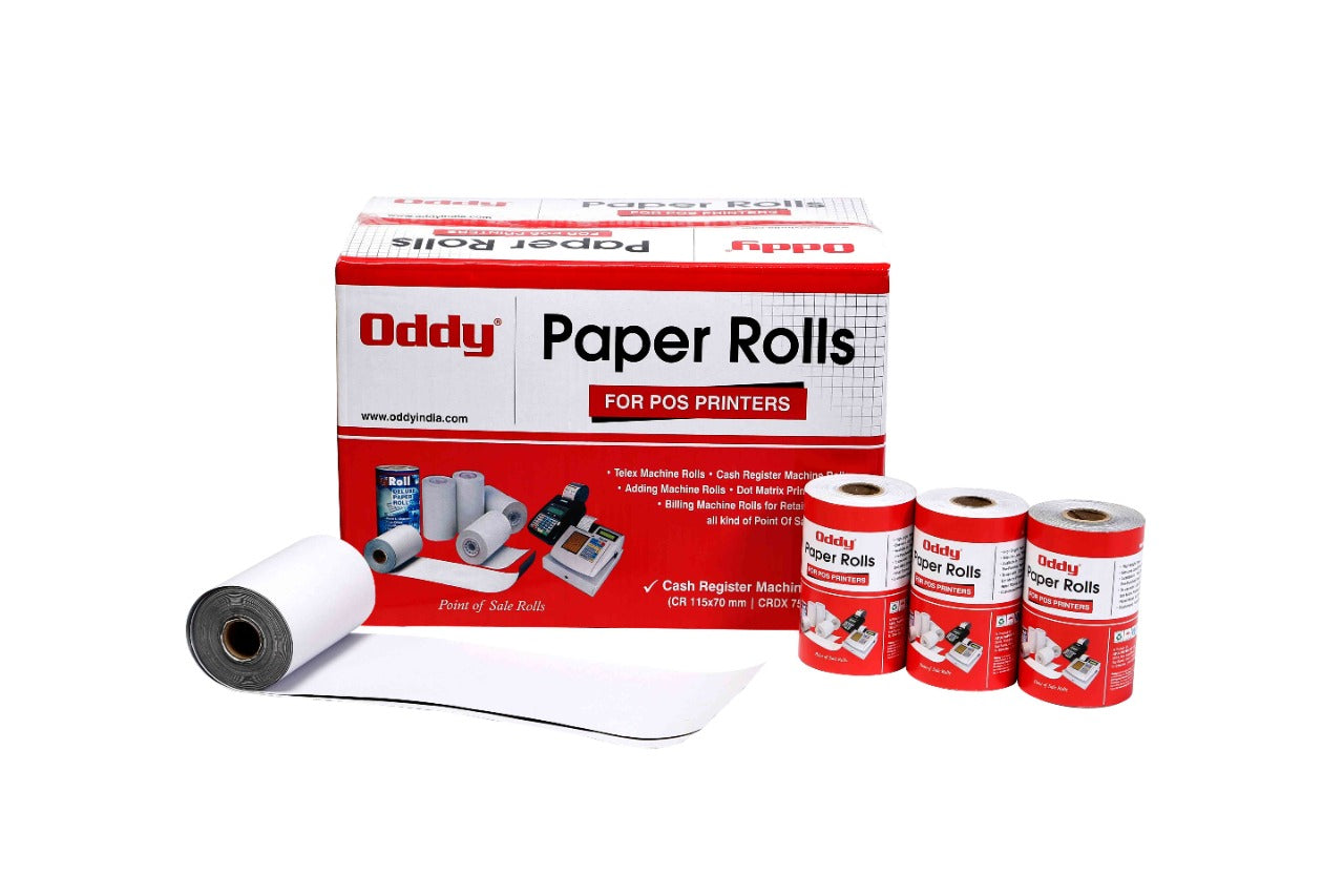 Oddy Thermal Paper Roll Set of 50 Rolls Model No FX 7950
