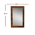 Load image into Gallery viewer, Detec™ Solid Wood Brown  Bathroom mirror 3 fit
