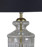 Load image into Gallery viewer, Detec Modern Glass Table Lamp With Black shade
