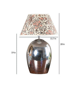 Detec Blaike chrome Glass table lamp