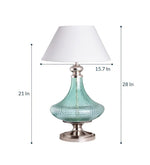 Load image into Gallery viewer, Detec Blue Ocean Marcella Glass Table Lamp
