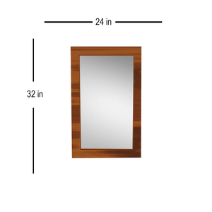 Detec™ Solid Wood  Brown mirror
