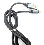 गैलरी व्यूवर में इमेज लोड करें, Detec Data Cable - Zinc Metal &amp; Slim Connector USB Type - Micro USB Port - Detech Devices Private Limited
