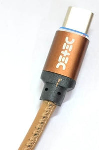 Detec Data Cable Type C - 2.5amp-BROWN- Charging Cable Injection Connector - Detech Devices Private Limited