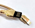गैलरी व्यूवर में इमेज लोड करें, Detec Data Cable - Lightning Gold -  USB 2.0 Type Data Cable - Detech Devices Private Limited
