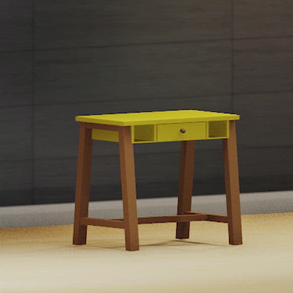 Detec™ स्टडी टेबल - पीला रंग