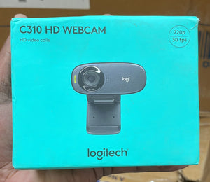 Open Box, Unused Logitech C310 Digital HD Webcam with Widescreen HD Video Calling, HD Light Correction Pack of 2