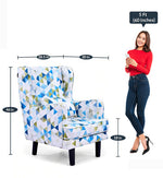 Load image into Gallery viewer, Detec™ Wing Chair - White &amp; Blue Color 
