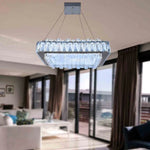 Load image into Gallery viewer, Detec Candela Crystal Three Way Remote Lighting Chandelier
