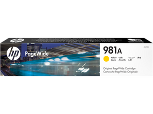 HP 981A Yellow Original PageWide Cartridge