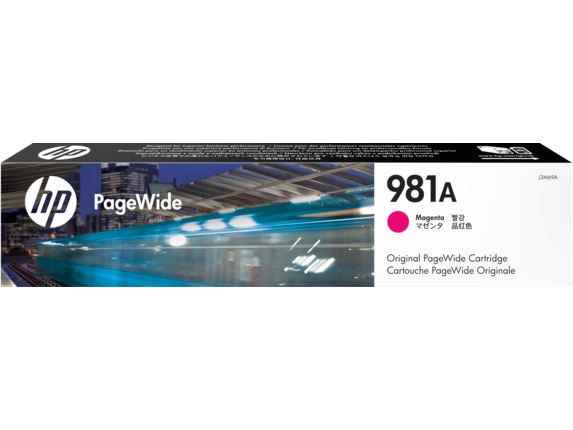  HP 981A Magenta Original PageWide Cartridge